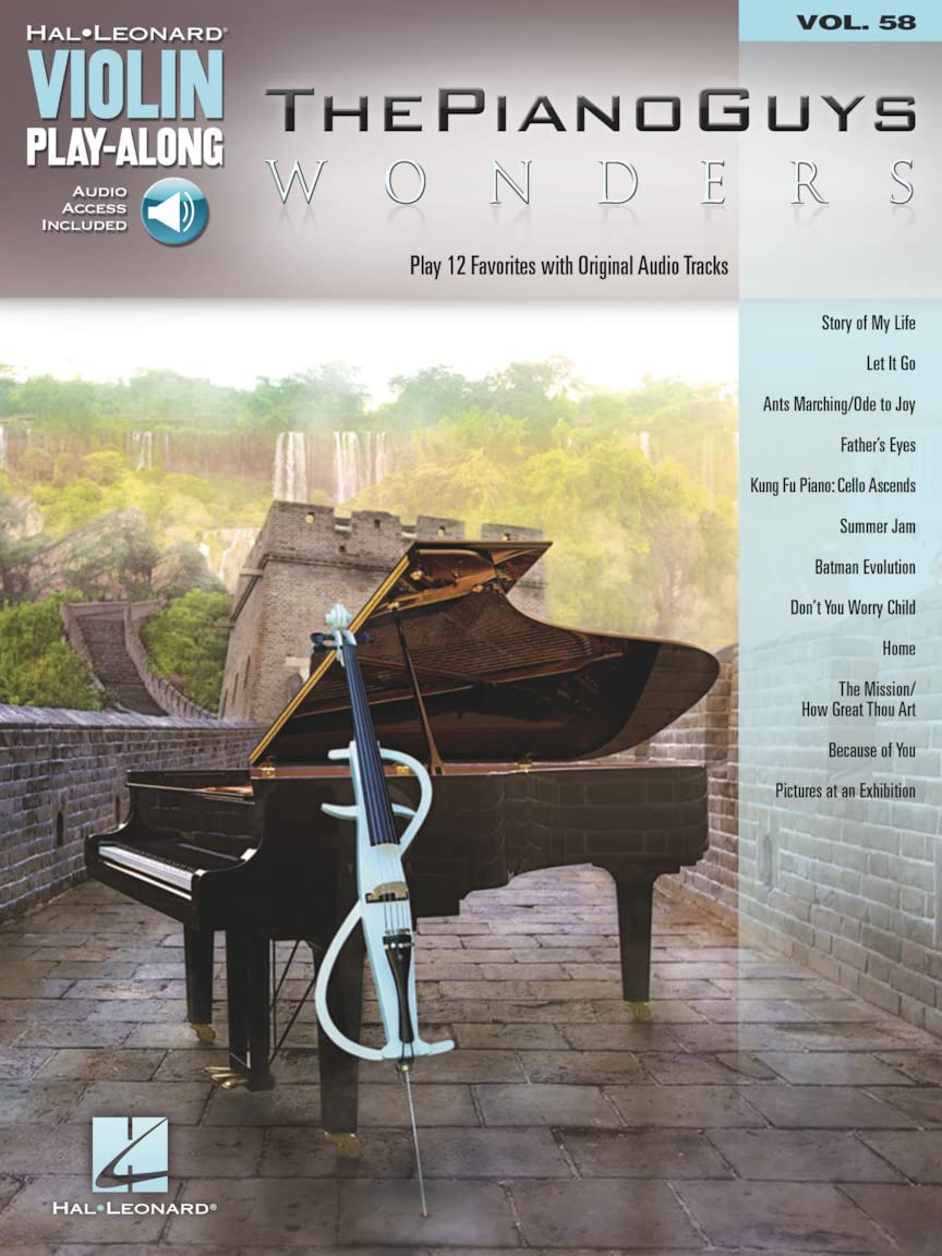 The Piano Guys - Wonders: Violin Play-Along Volume 58 book