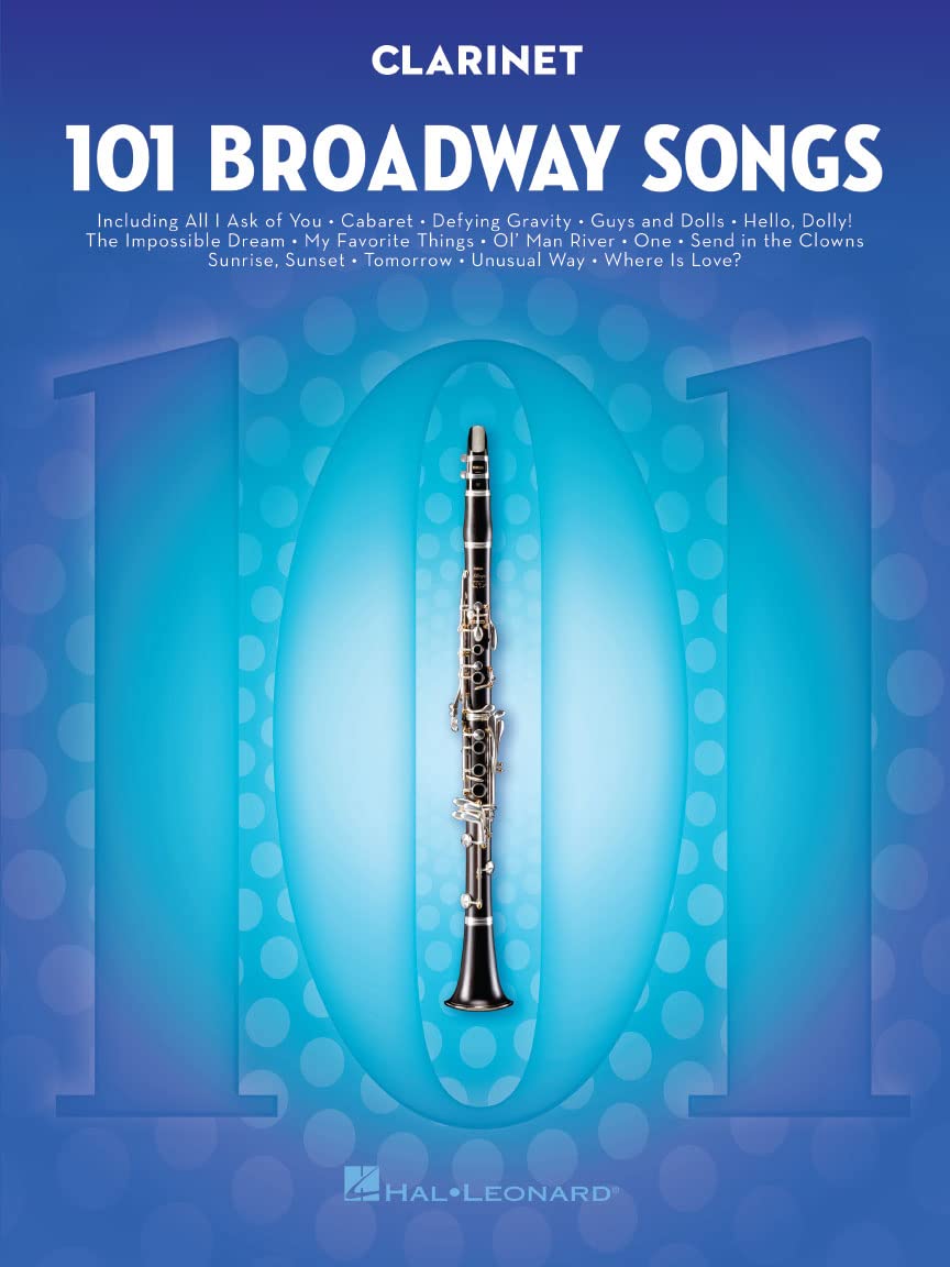 101 Broadway Songs For Clarinet (Instrumental Folio) Film, Art & Culture