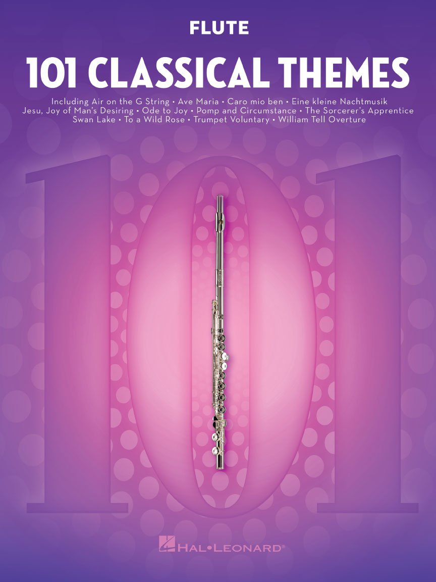 101 Classical Themes Flute Sheet Music Essential Repertoire for Flute Players Solo Instrumental Folio with Classical Favorites Sheet Music