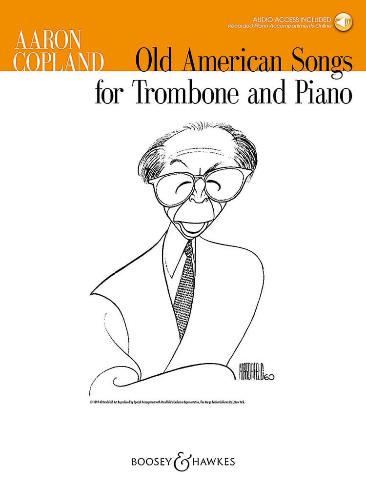 Old American Songs: Transcriptions for solo instrument and piano. Posaune und Klavier. Sheet Music