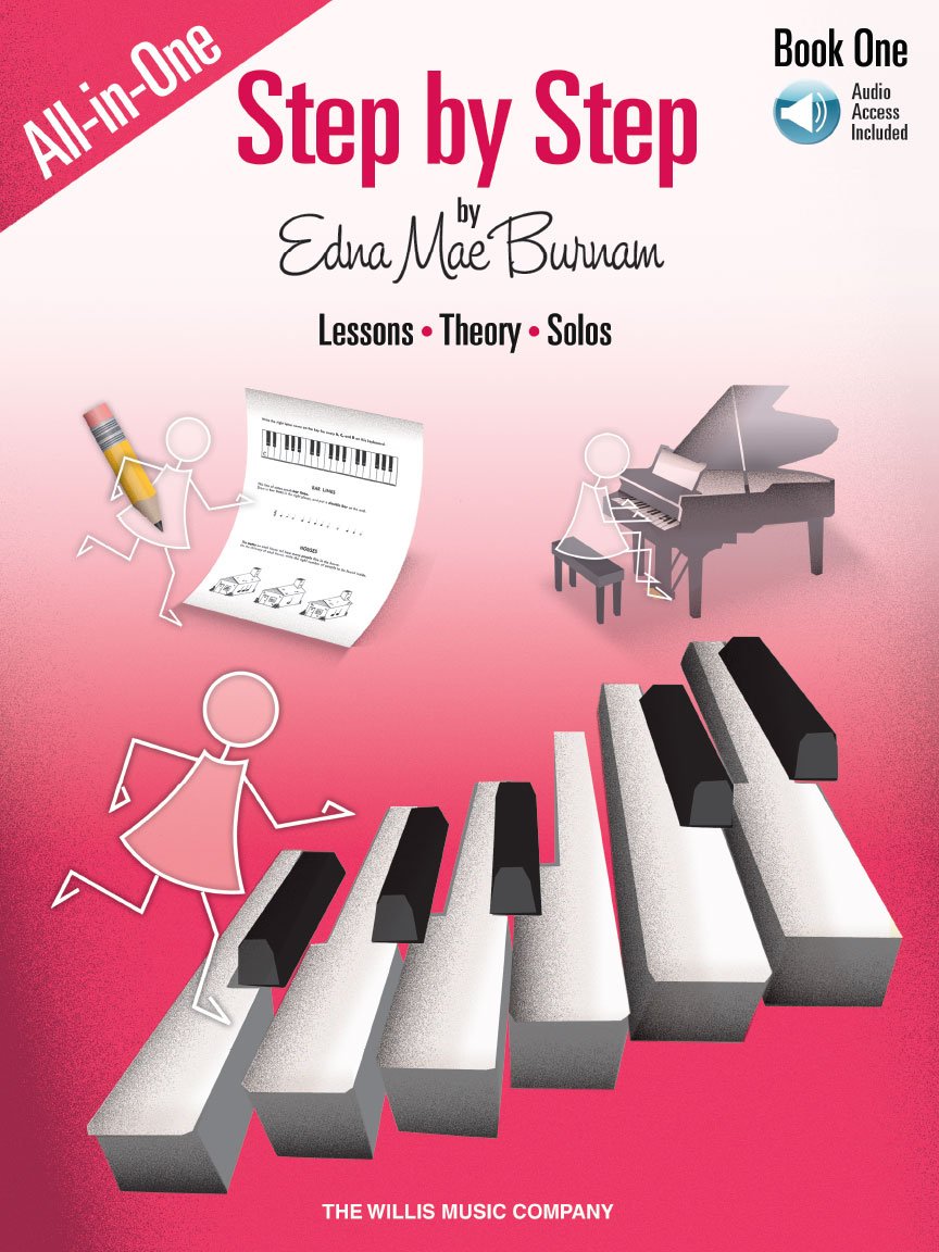 Step by Step All-In-One Edition - Book 1: Book with Online Audio (Step By Step Piano Course): Lessons - Theory - Solos Sheet Music