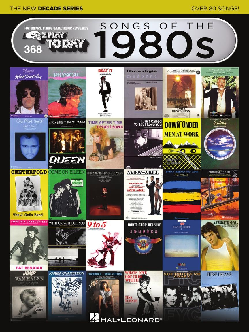 Songs of the 1980s - The New Decade Series: E-Z Play Today Volume 368 (E-z Play Today: The New Decade, 368) Social Sciences