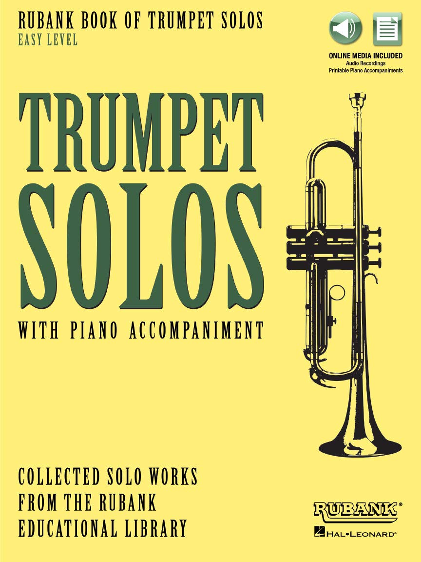 Rubank Book of Trumpet Solos - Easy Level. Includes Media Online: Book with Online Audio (Stream or Download) book