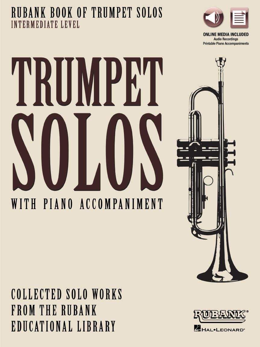 Rubank Book of Trumpet Solos: Intermediate Level - Includes Online Audio Stream or Download Sheet Music