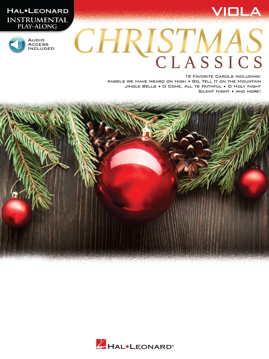 Christmas Classics for Viola (Hal Leonard Instrumental Play-along) Sheet Music
