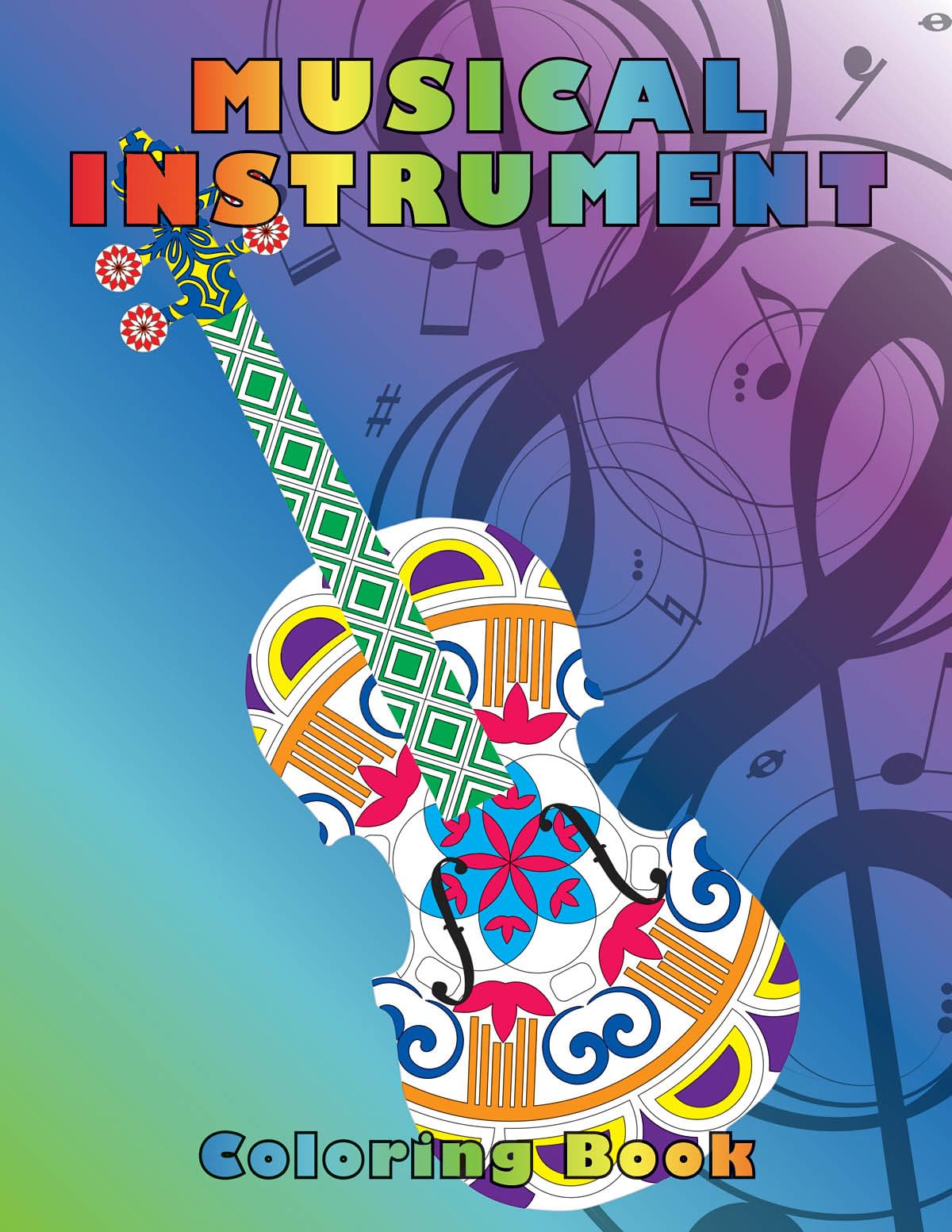 Product Image: Musical Instrument Coloring Book