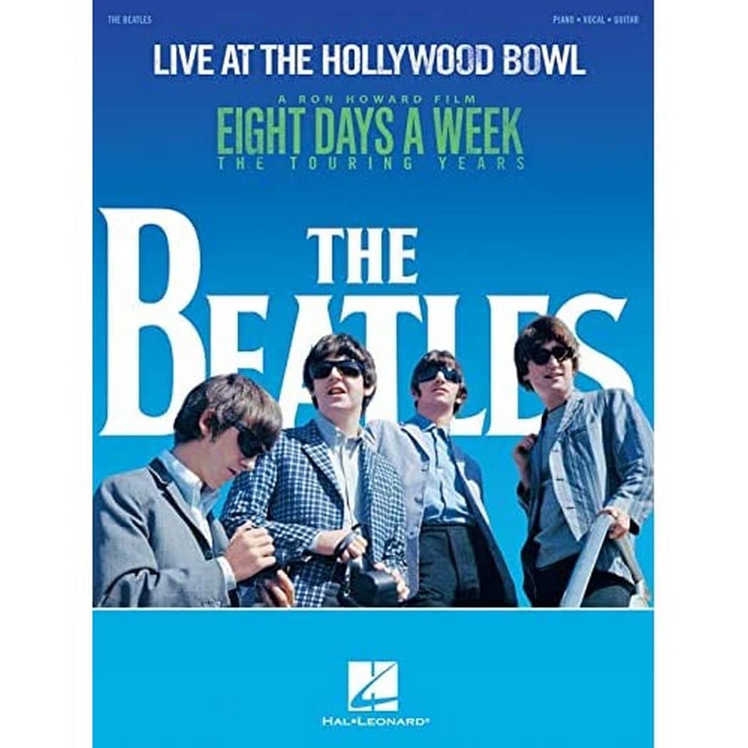 The Beatles: Live At The Hollywood Bowl 8 Days A Week (PVG Book): Songbook für Klavier, Gesang, Gitarre: A Ron Howard Film: Eight Days a Week - the Touring Years Sheet Music