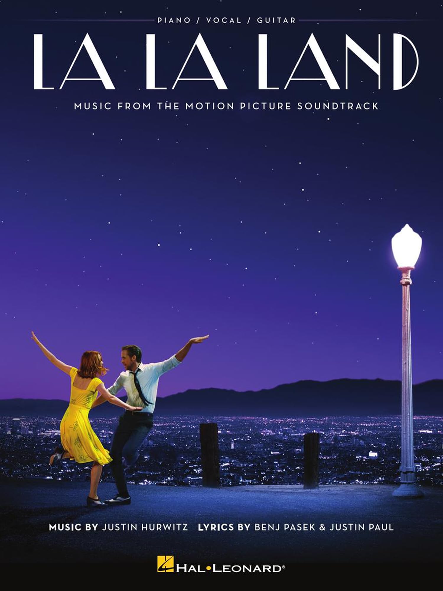 La La Land Music from the Motion Picture Soundtrack Piano/Vocal/Guitar Songbook Sheet Music Including City of Stars Audition and Another Day of Sun Social Sciences