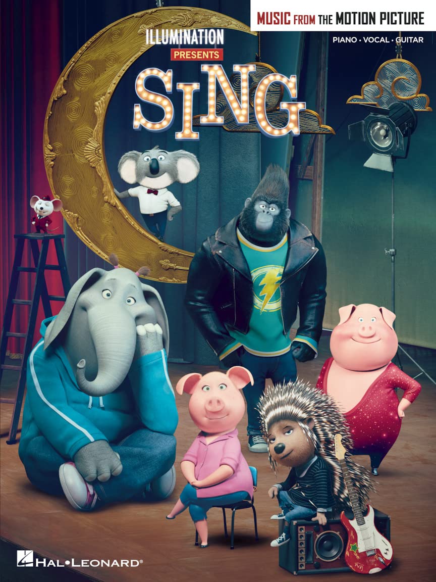 Sing - Music From The Motion Picture (PVG Book): Songbook für Klavier, Gesang, Gitarre Sheet Music