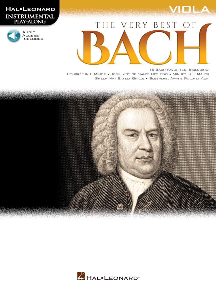 The Very Best of Bach: Instrumental Play-Along For Viola (Hal Leonard Instrume): Instrumental Play-along for Viola; Includes Downloadable Audio Social Sciences
