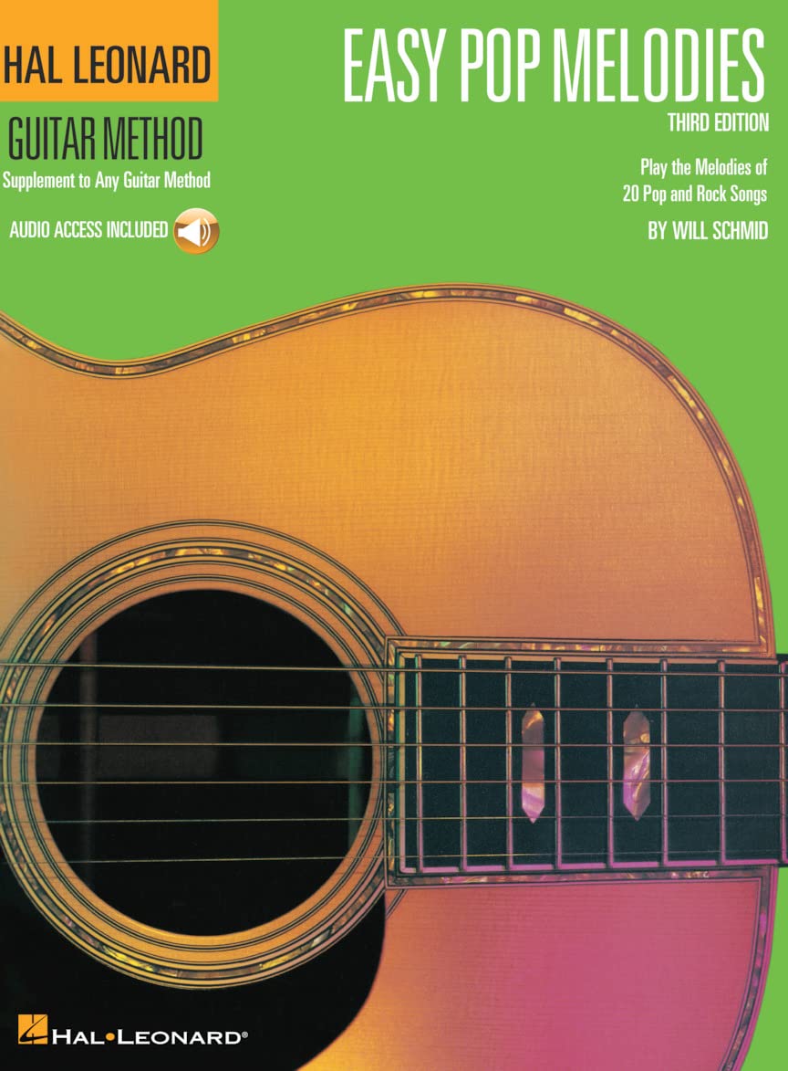 Easy Pop Melodies - Third Edition: Hal Leonard Guitar Method (Bk/Online Audio) Sheet Music