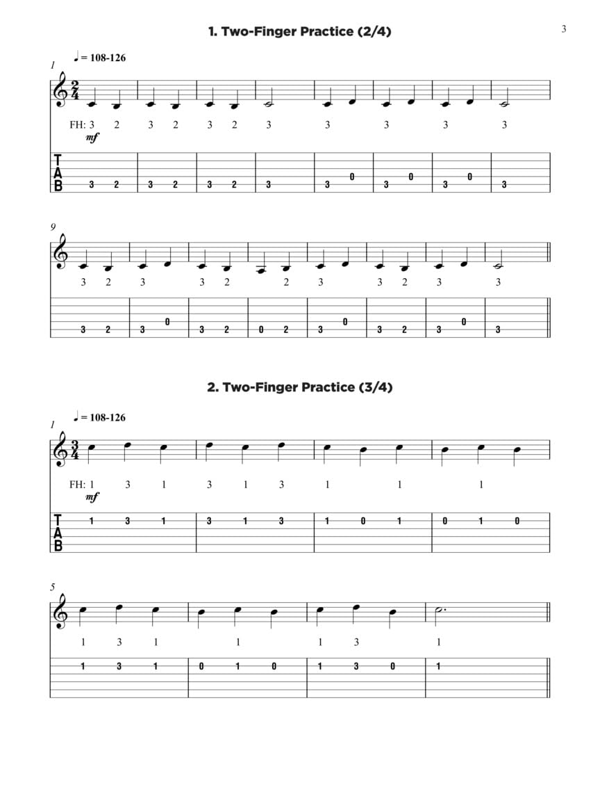 Chad Johnson: Fingerpower Primer Level (Electric Guitar): Effective Technique for Pick-Style Guitar Sheet Music