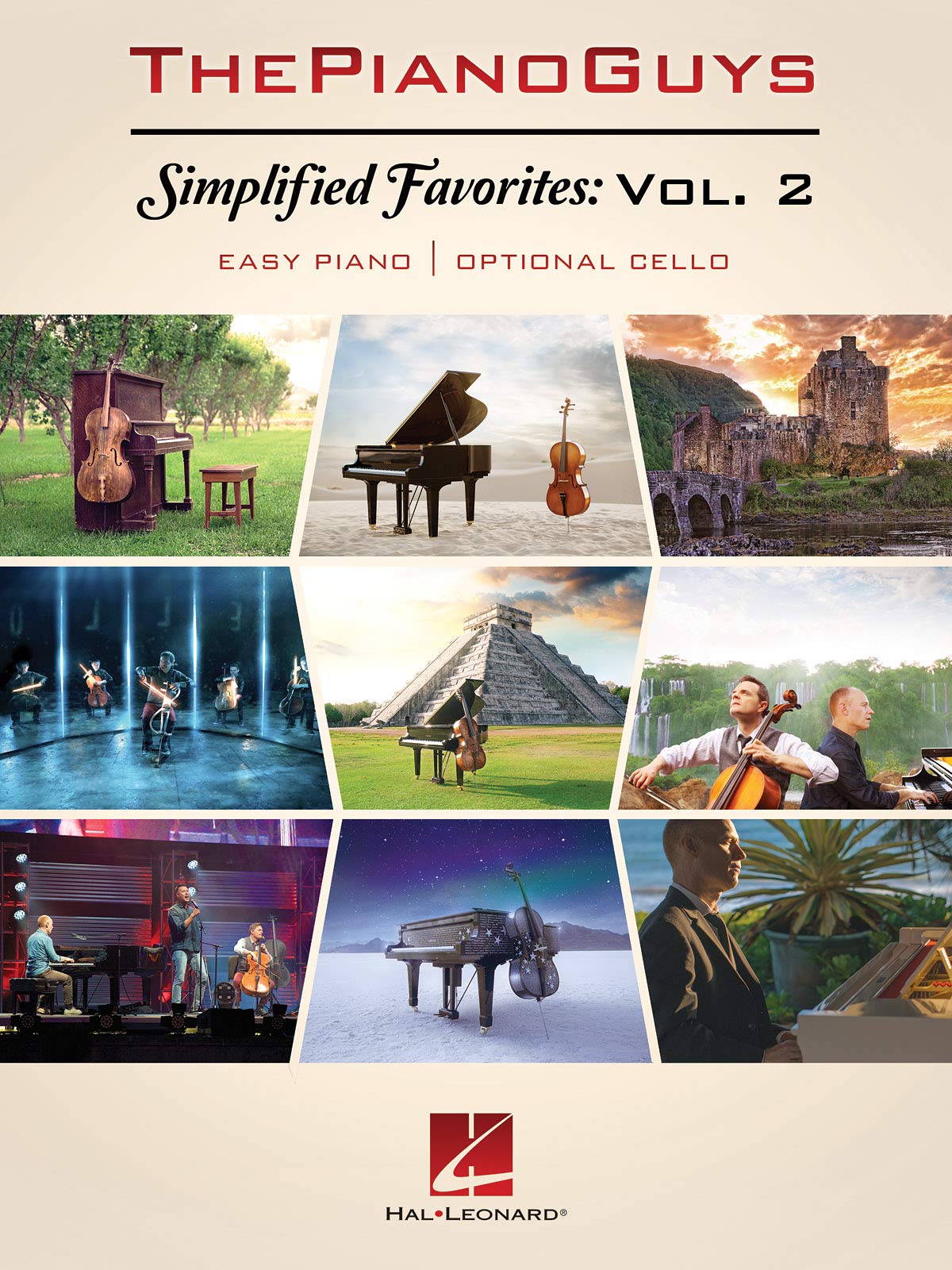 The Piano Guys - Simplified Favorites, Volume 2: Easy Piano with Optional Cello Sheet Music