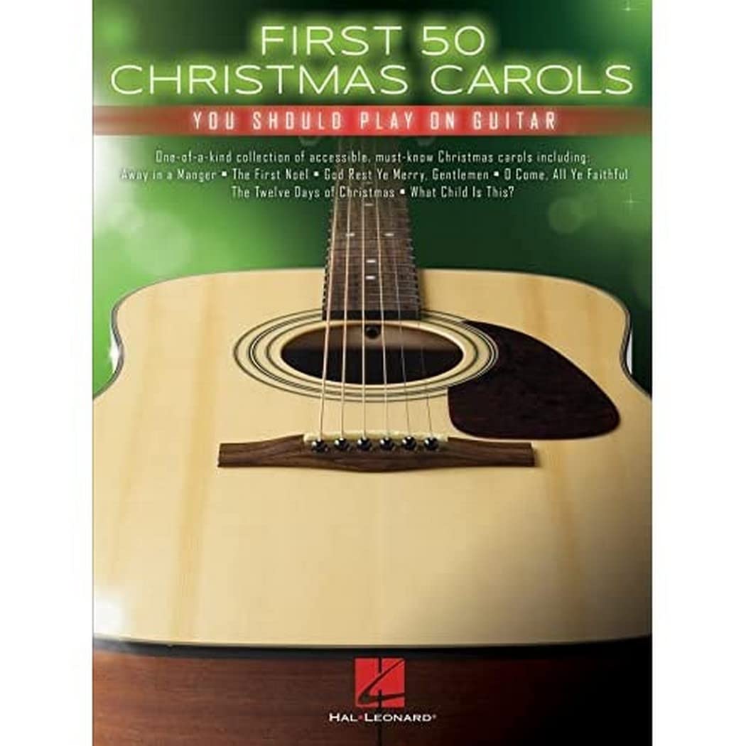 First 50 Christmas Carols You Should Play On Guitar: Noten, Songbook für Gitarre: With tab, chords and lyrics Sheet Music