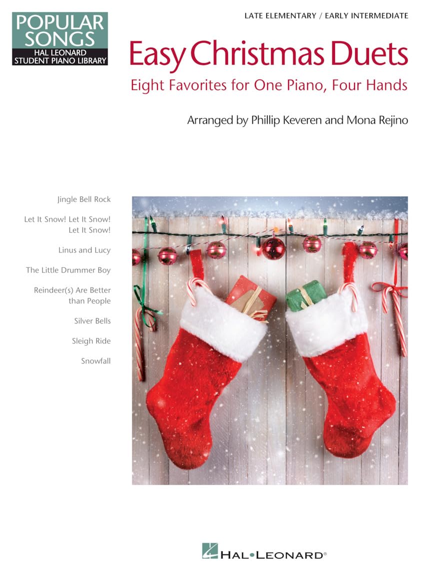 Easy Christmas Duets: Popular Songs Series Late Elementary/Early Intermediate Piano Duets (Popular Songs Hal Leonard Student Piano Library) Social Sciences