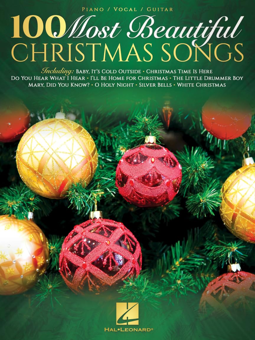 100 Most Beautiful Christmas Songs: Piano / Vocal / Guitar Sheet Music