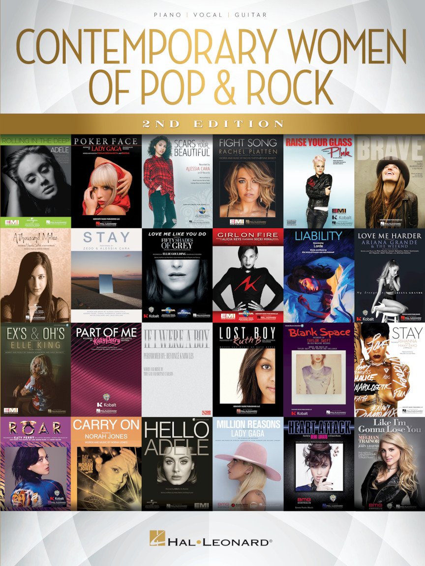 Contemporary Women Of Pop & Rock (2nd Edition) -For Piano, Voice & Guitar- (Book): Songbook für Klavier, Gesang, Gitarre (PIANO, VOIX, GU) Social Sciences