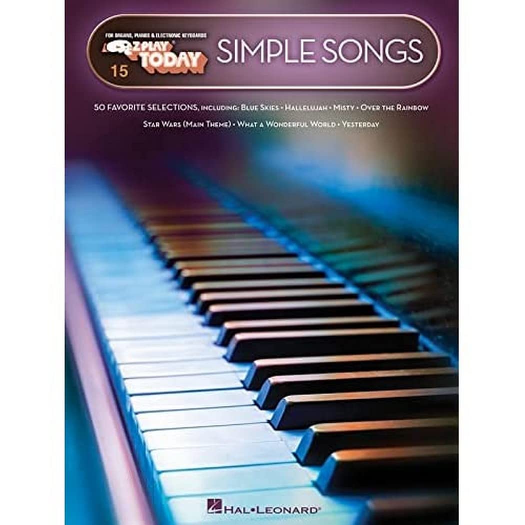 E-Z Play Today Volume 15: Simple Songs (E-Z Play Today, 15, Band 15) Sheet Music