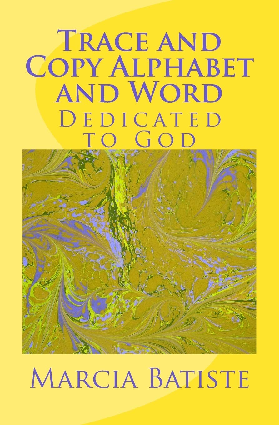 Trace and Copy Alphabet and Word: Dedicated to God Religion & Esotericism