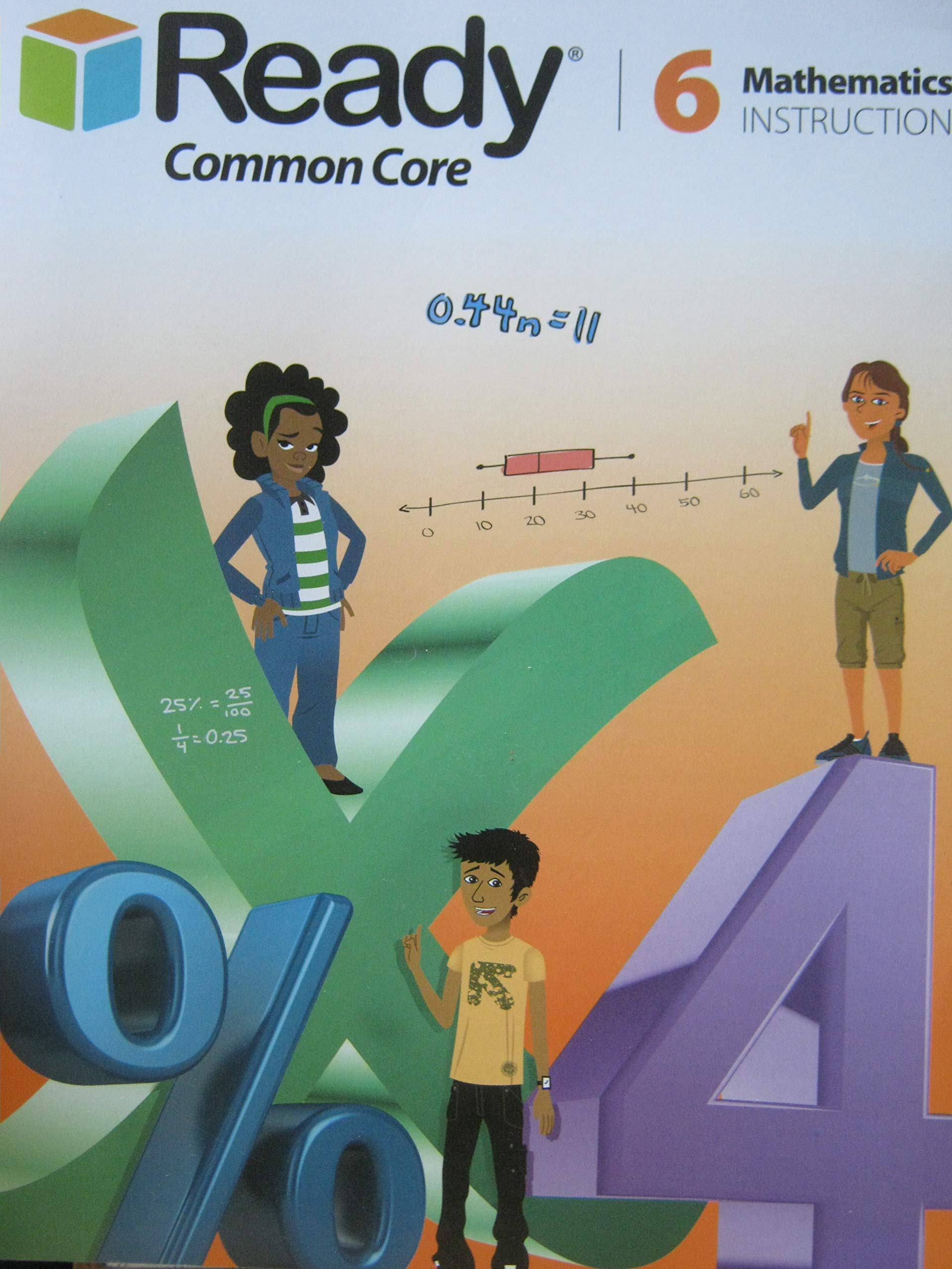 Common Core 6 Mathematics Instruction Books