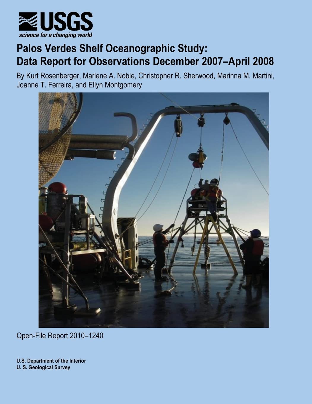Palos Verdes Shelf Oceanographic Study: Data Report for Observations December 20 Reference Books