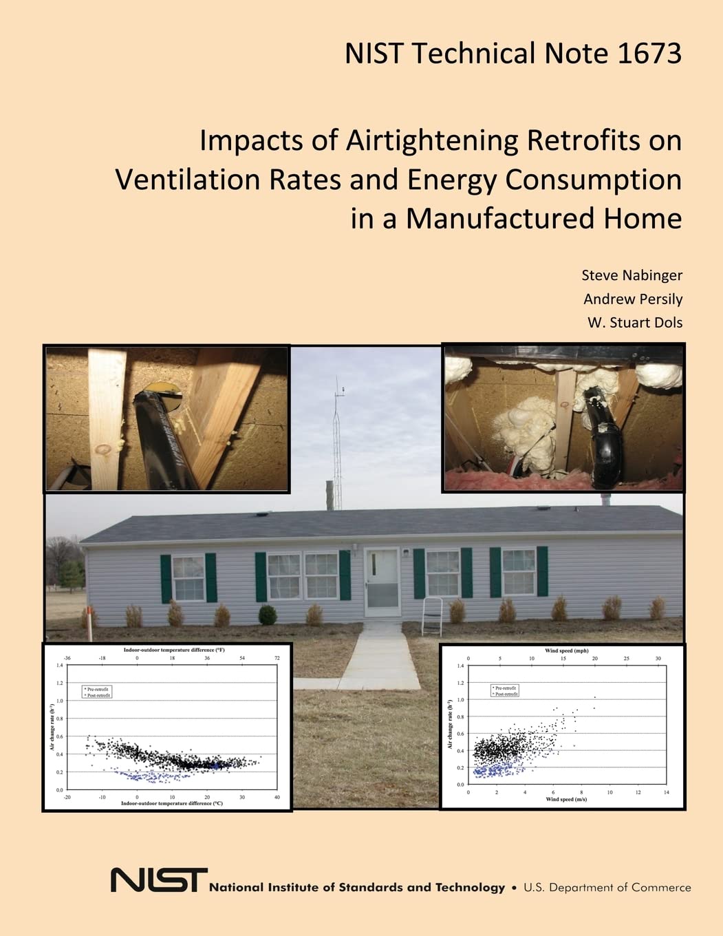 NIST Technical Note 1637: Impacts of Airtightening Retrofits on Ventilation Retrofits on Ventilation Rates and Energy Consumption in a Manufacturing Home Reference Books