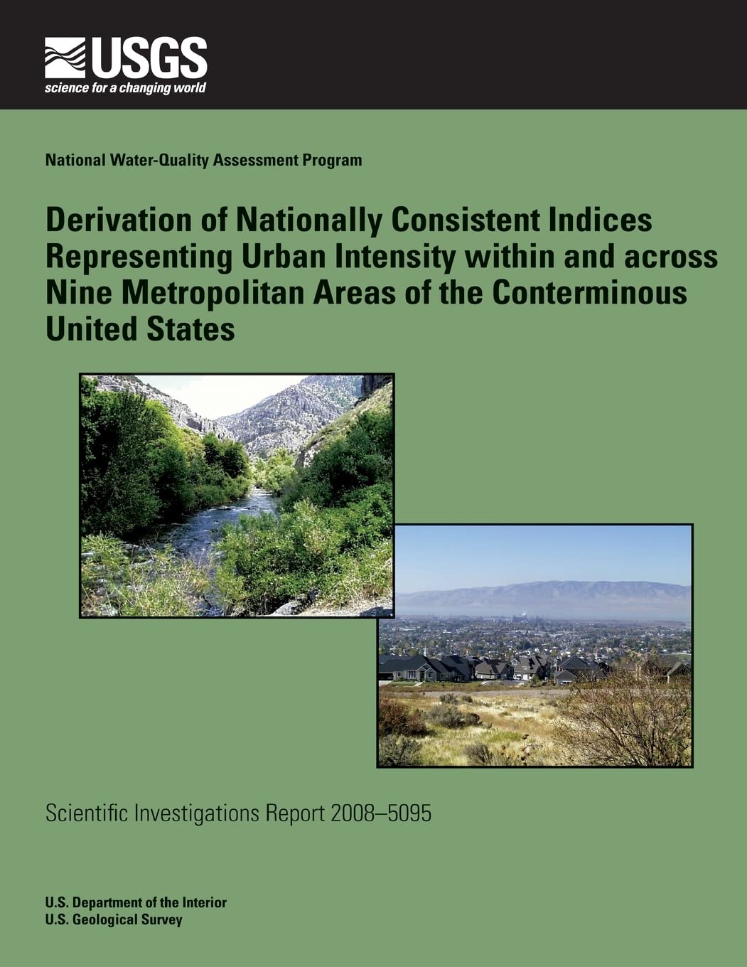 Derivation of Nationally Consistent Indices Representing Urban Intensity within and across Nine Metropolitan Areas of the Conterminous United States Reference Books