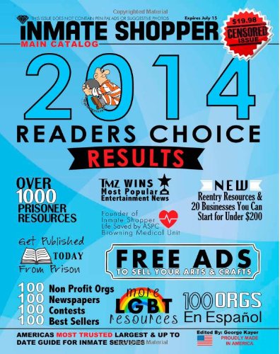 Inmate Shopper 2014 #1 Censored Edition Reference Books