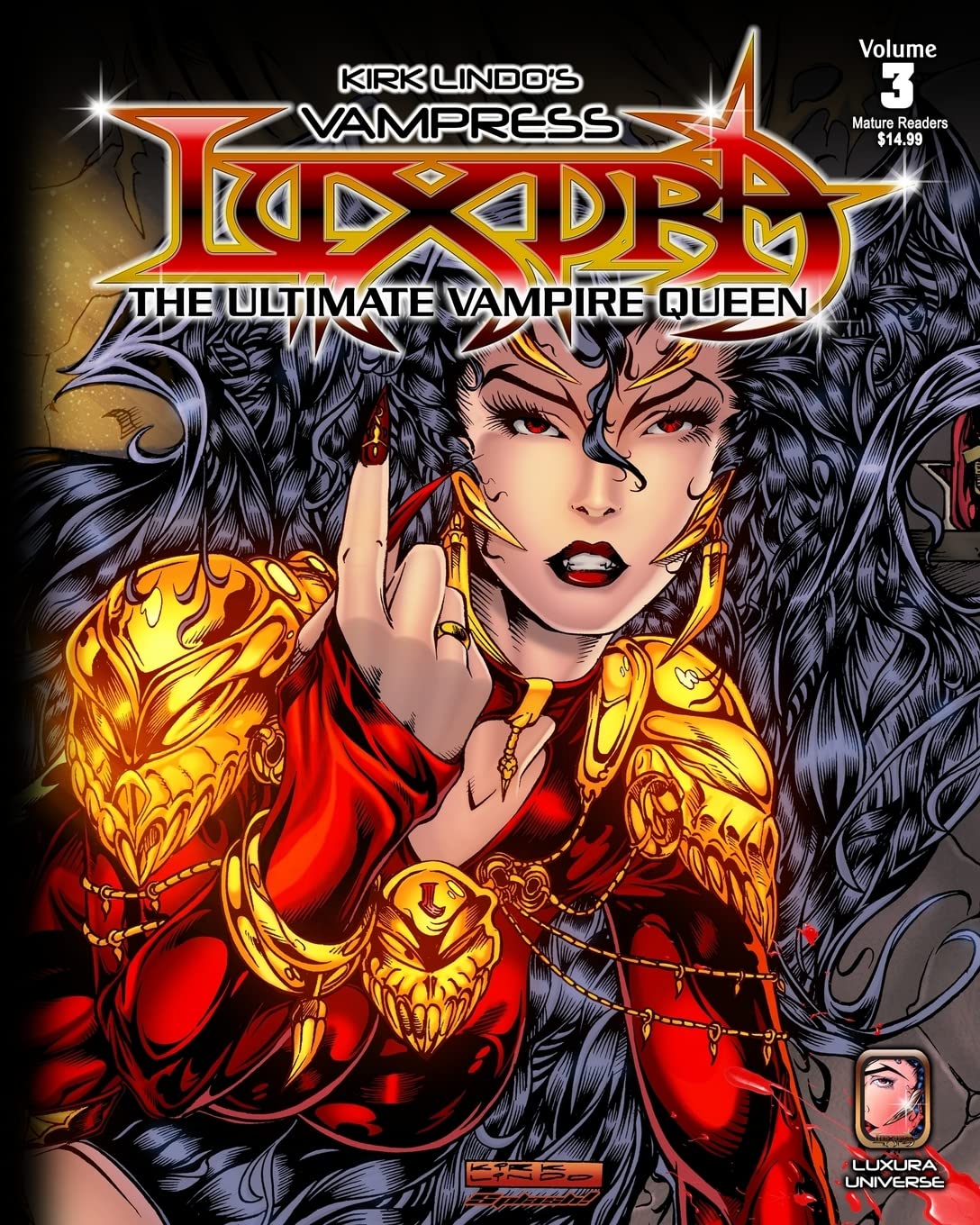 Kirk Lindo's Vampress Luxura V3: The Ultimate Vampire Queen Manga