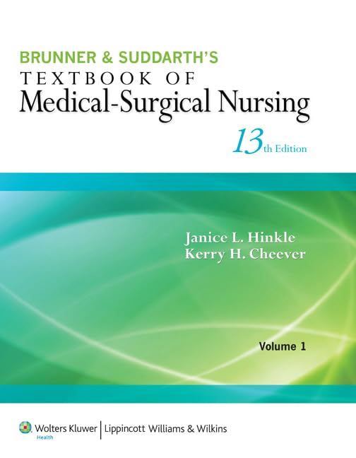 Brunner & Suddarth's Textbook of Medical-surgical Nursing, 2 Vol + Study Guide + Prepu Medicine