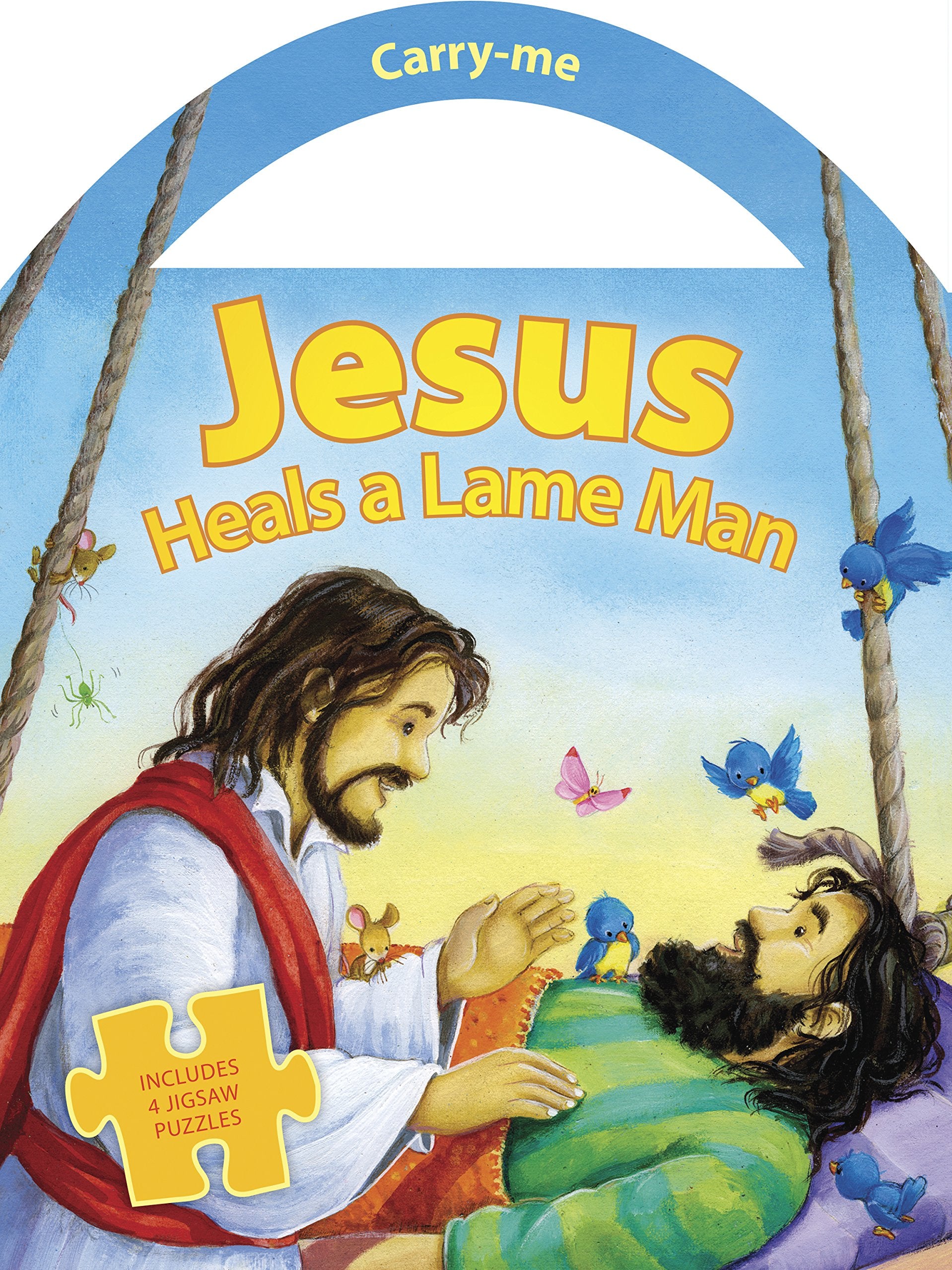 Jesus Heals a Lame Man: Includes 4 Jigsaw Puzzles (Carry-Me) Non-fiction