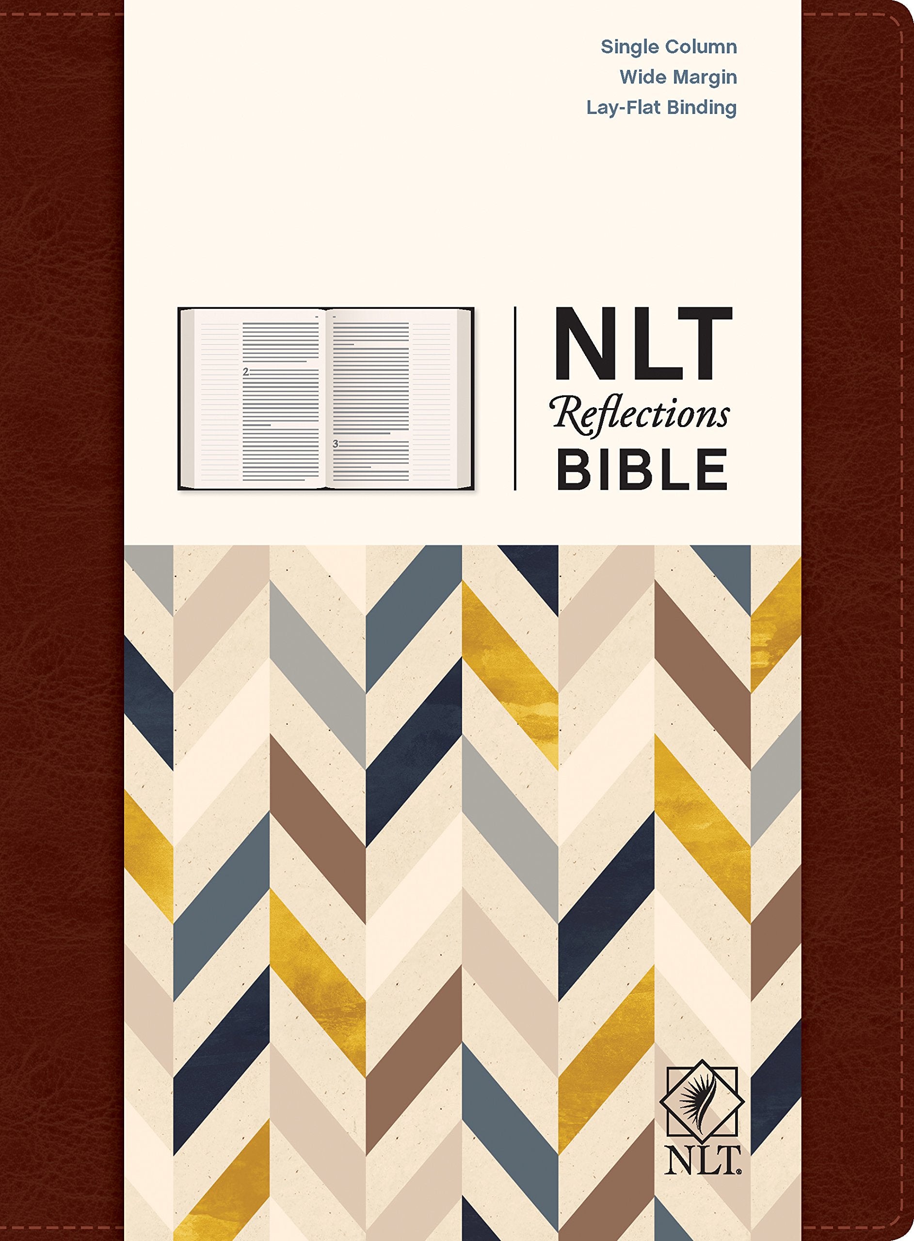 NLT Reflections Bible (Hardcover LeatherLike, Mahogany Brown): The Bible for Journaling: New Living Translation Reflections, Mahogany LeatherLike Edtion Film, Art & Culture