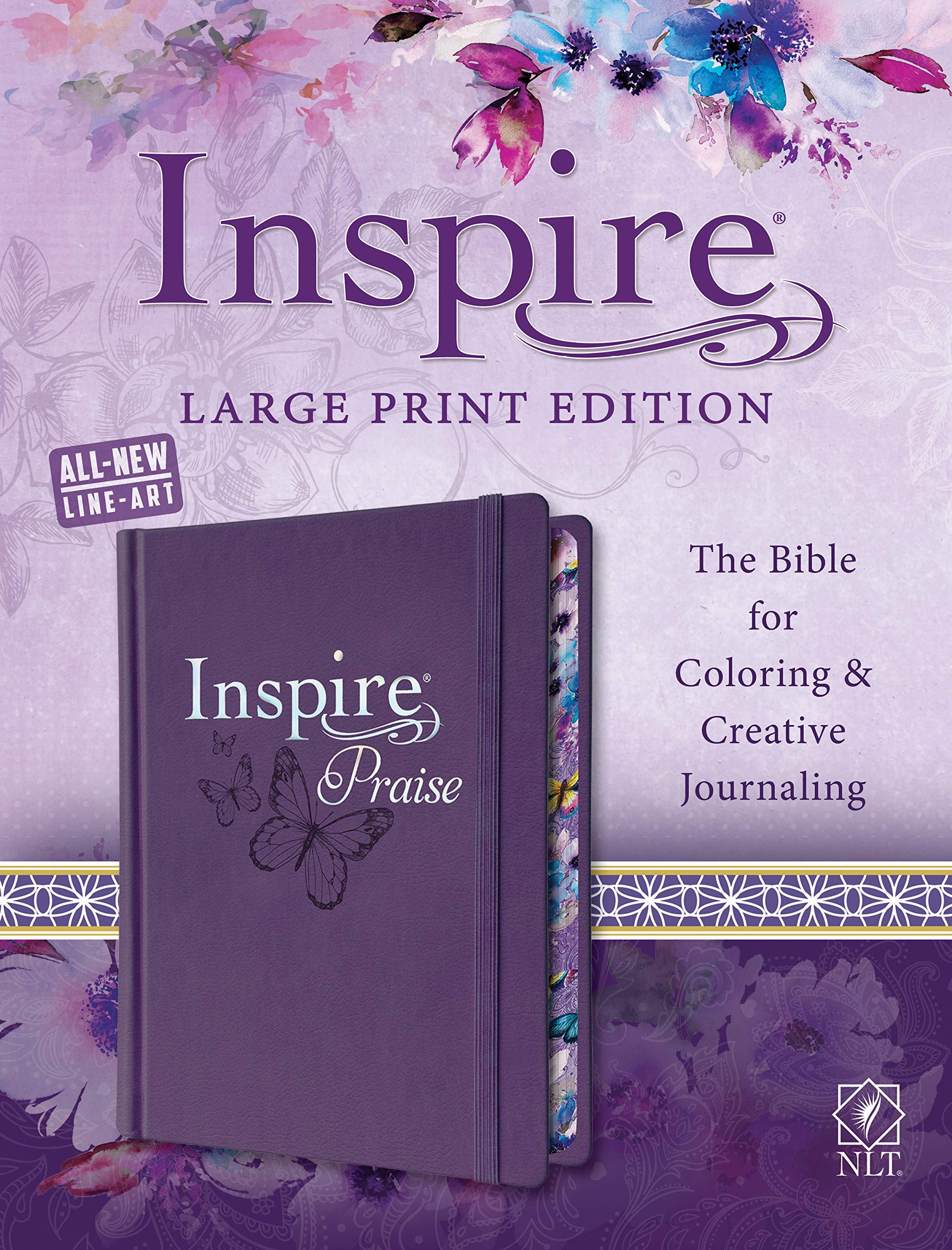 Inspire Praise Bible Large Print NLT Film, Art & Culture