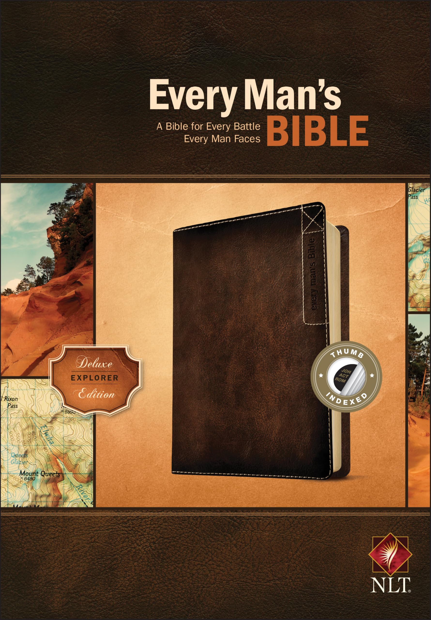 NLT Every Man's Bible, Deluxe Explorer Edition: New Living Translation, Explorer Edition Film, Art & Culture