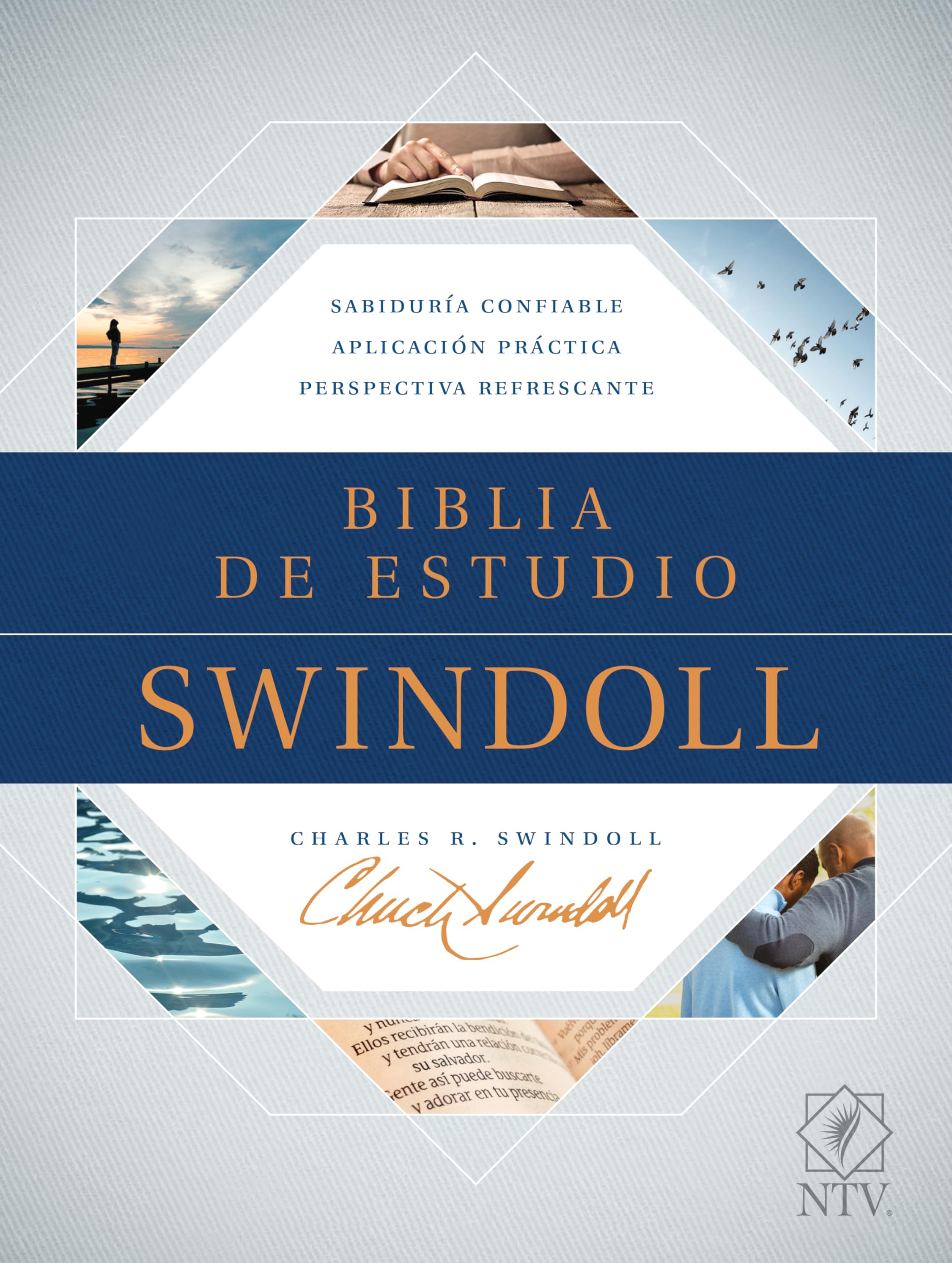 Biblia de estudio Swindoll: Nueva Traducción Viviente, Negro SentiPiel Religion & Esotericism