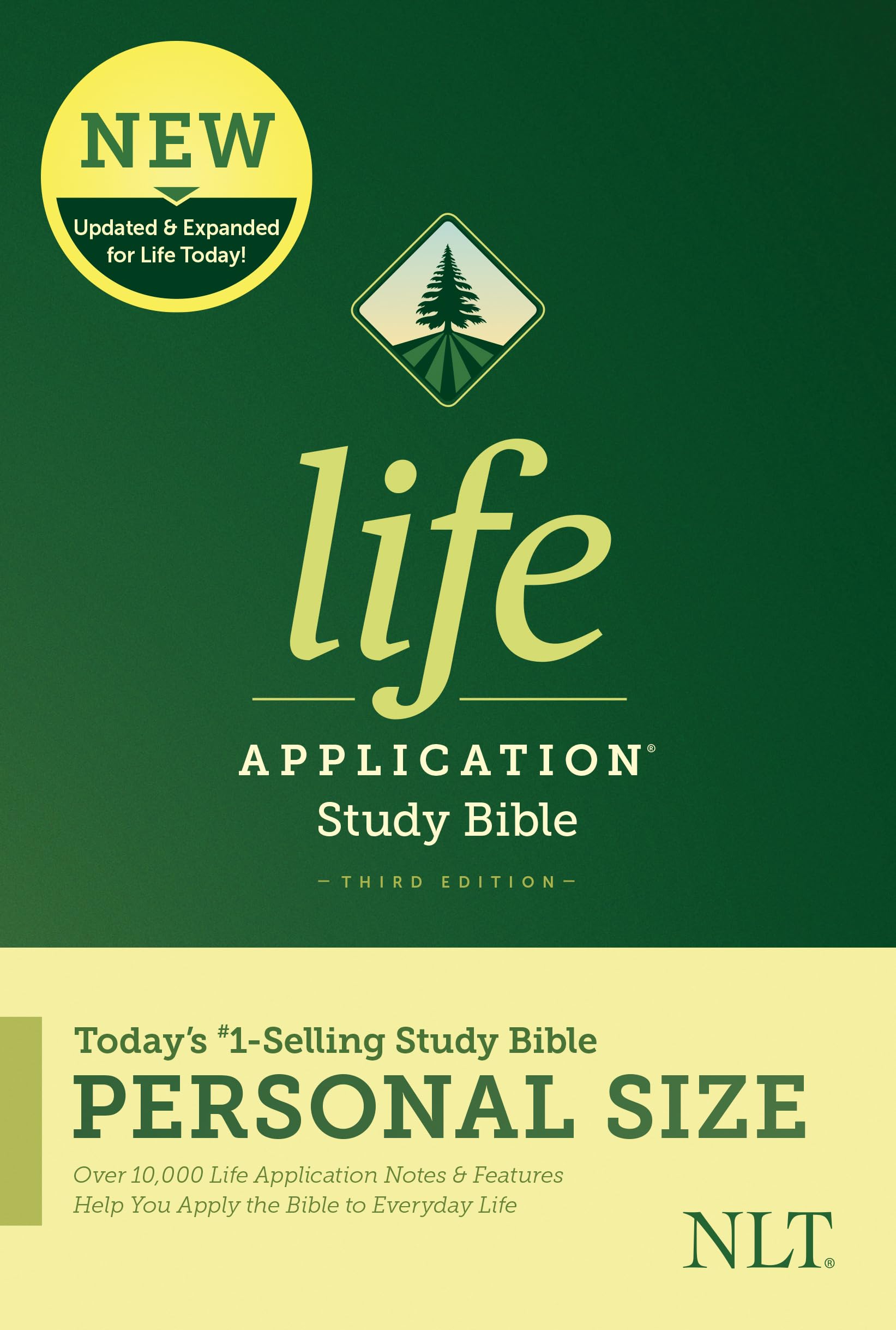 NLT Life Application Study Bible, Third Edition, Personal Size (Hardcover) Religion & Esotericism