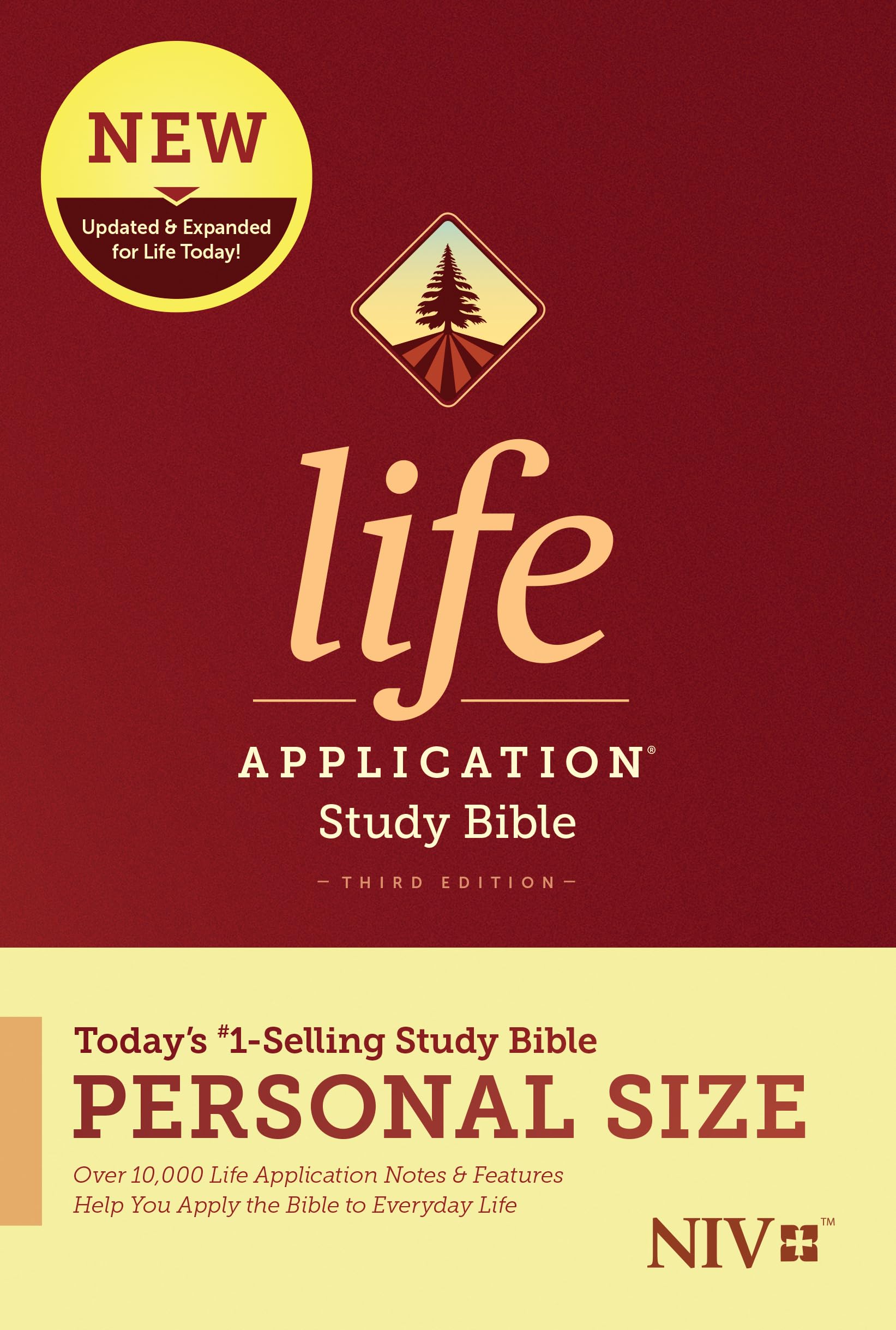 Product Image: NIV Life Application Study Bible, Third Edition, Personal Size (Softcover)