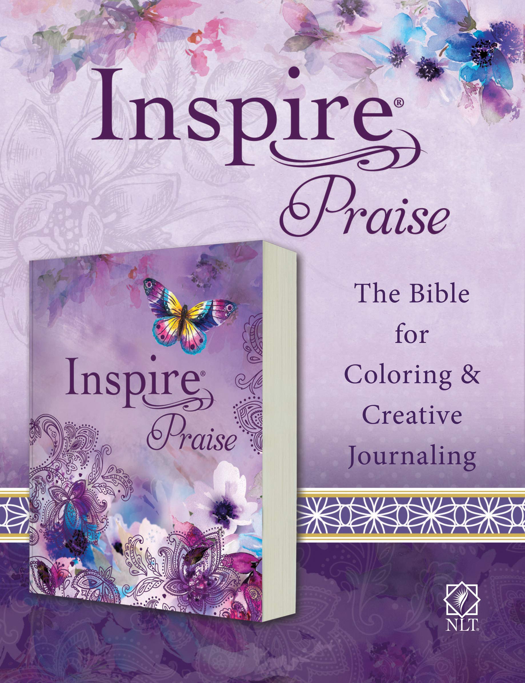 Inspire Praise: New Living Translation: The Bible for Coloring & Creative Journaling Media & Communication