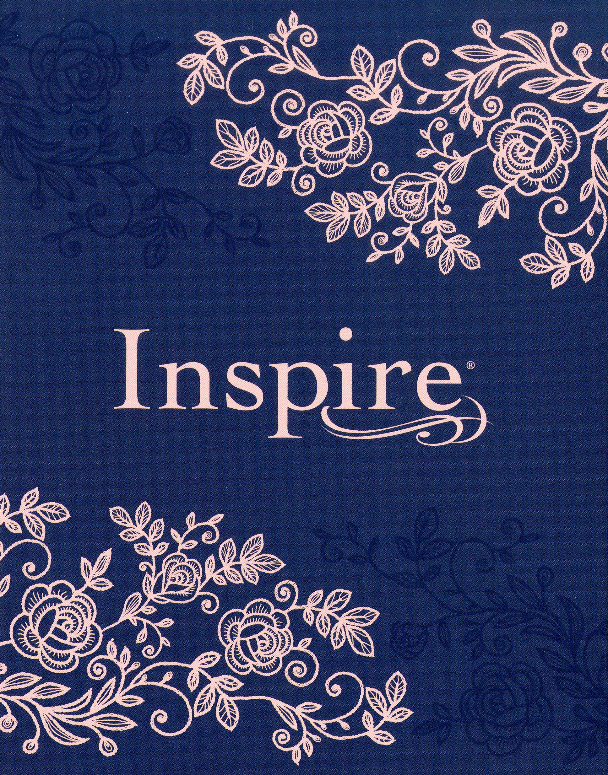 Inspire Bible NLT (Hardcover Leatherlike, Navy) Media & Communication