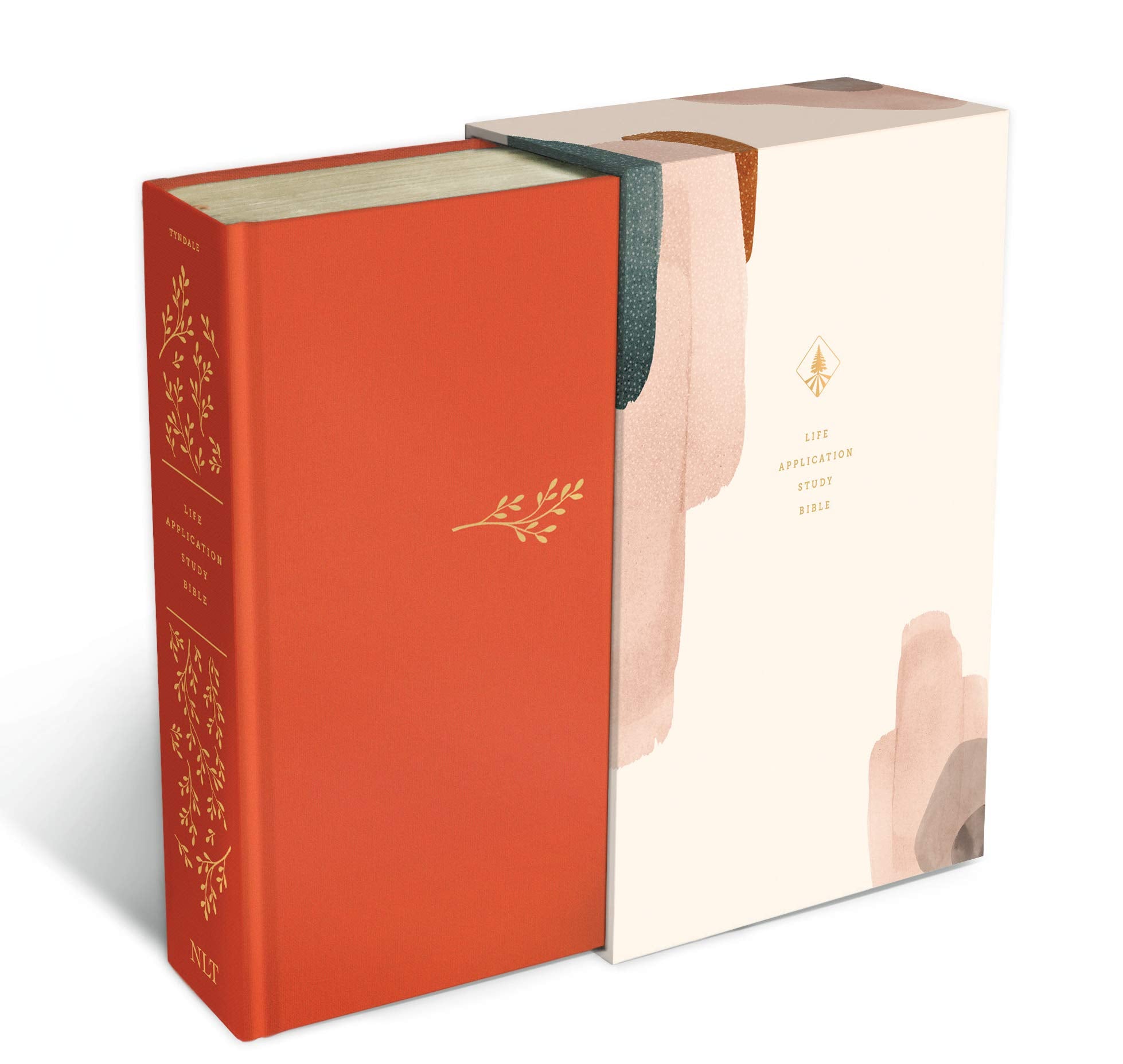 NLT Life Application Study Bible, Third Edition (Hardcover Cloth, Coral, Red Letter) Religion & Esotericism