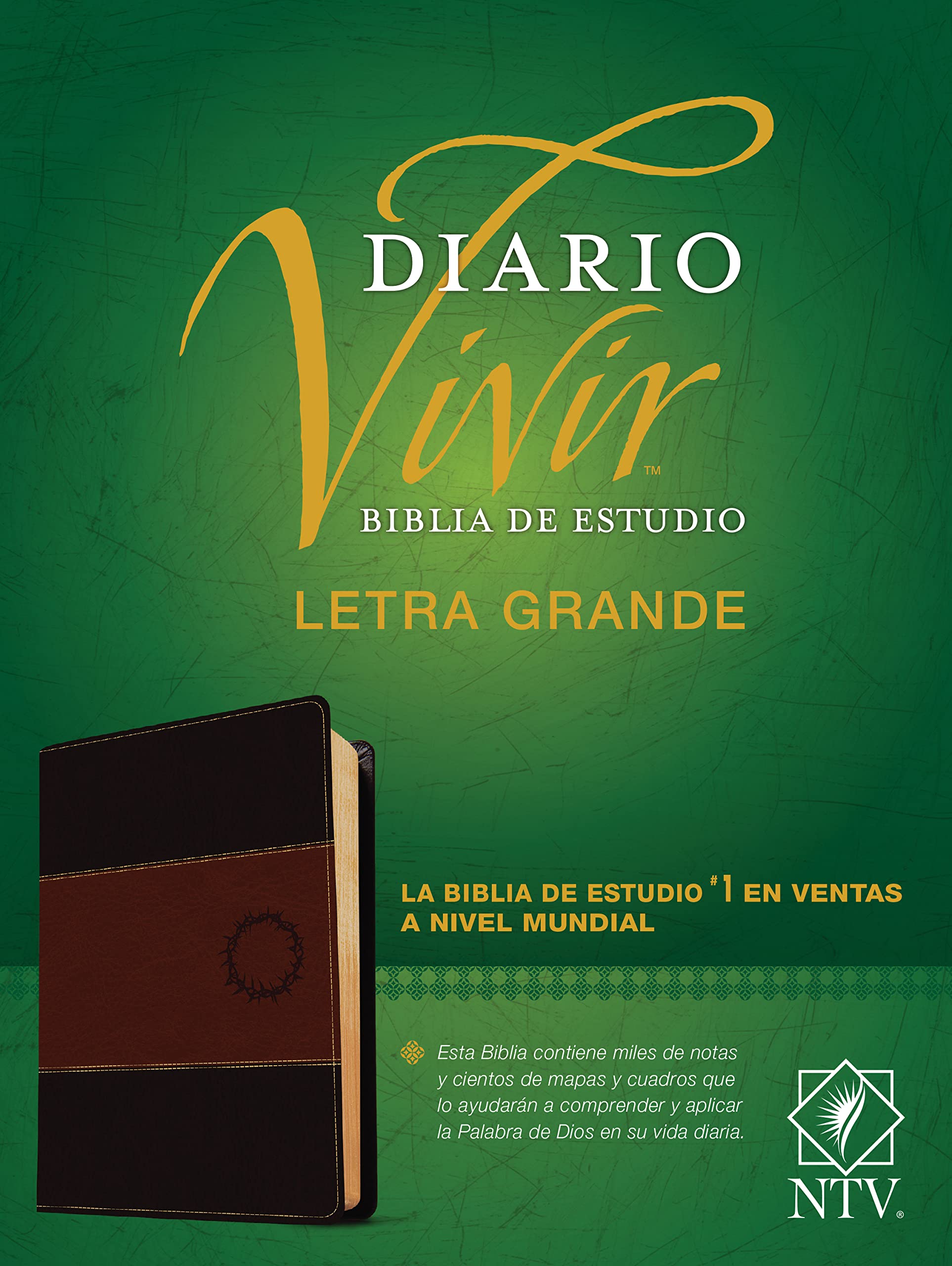 Santa Biblia: Biblia De Estudio Del Diario Vivir Ntv Religion & Esotericism