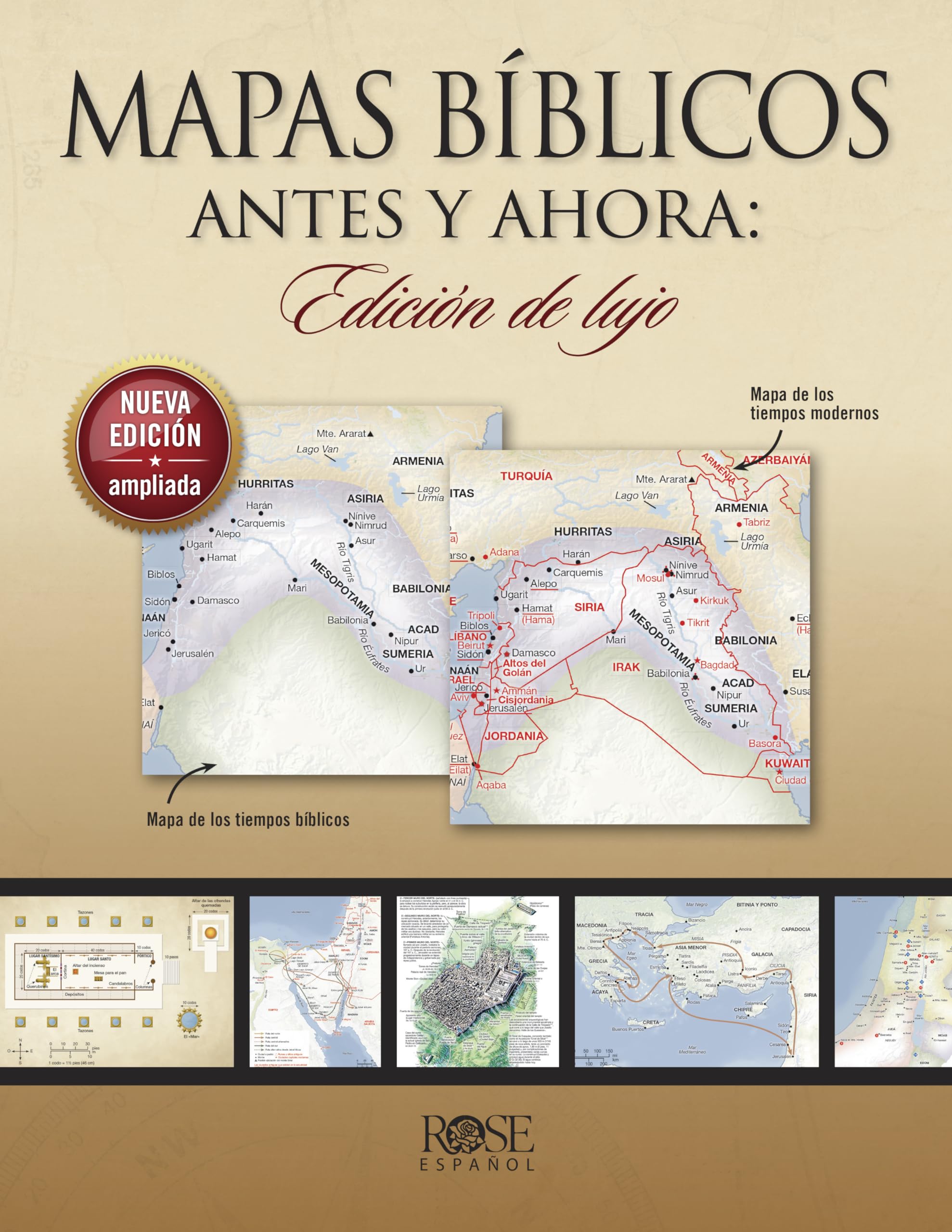 Mapas bíblicos antes y ahora: Edición Nueva Y Ampliada Leisure, Home & Garden