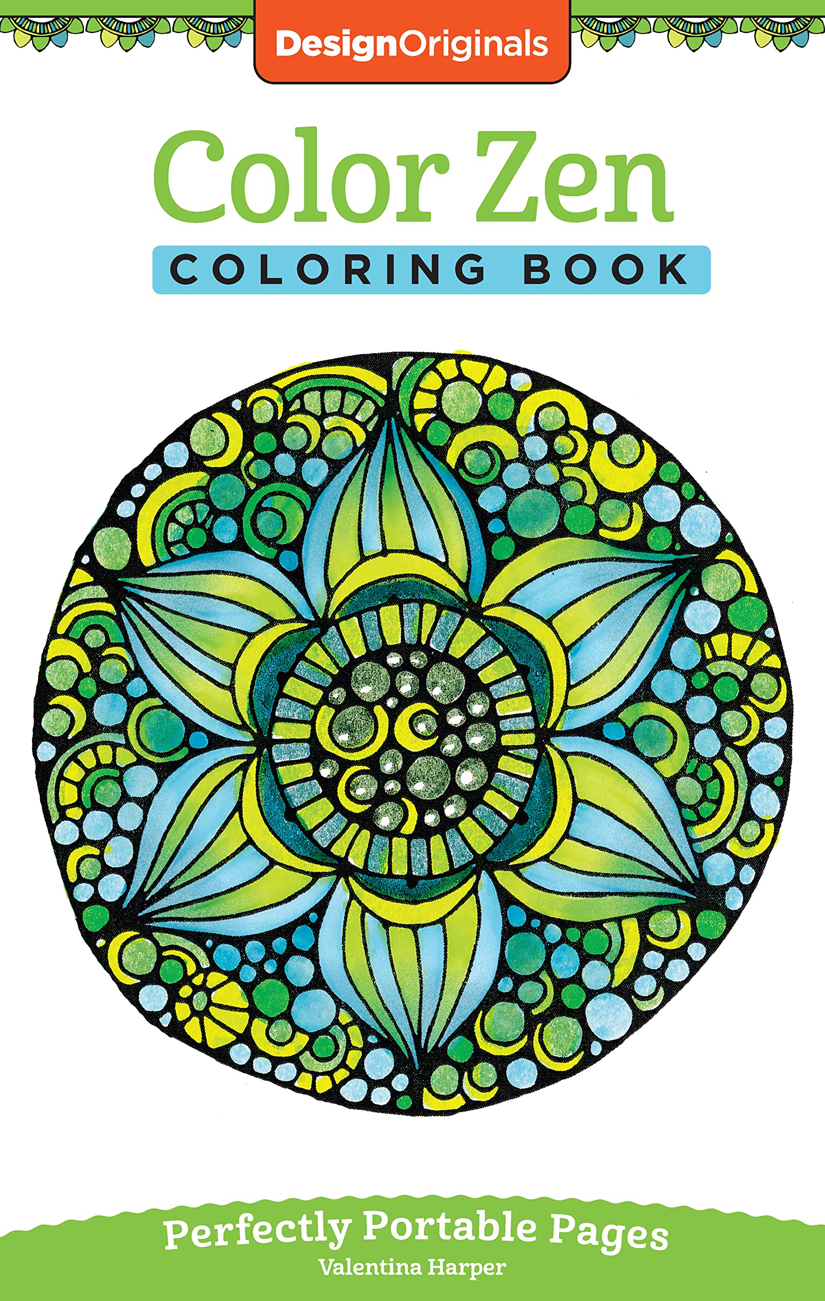 Color Zen Coloring Book: Perfectly Portable Pages (On-the-go Coloring Book) Hobbies & Crafts