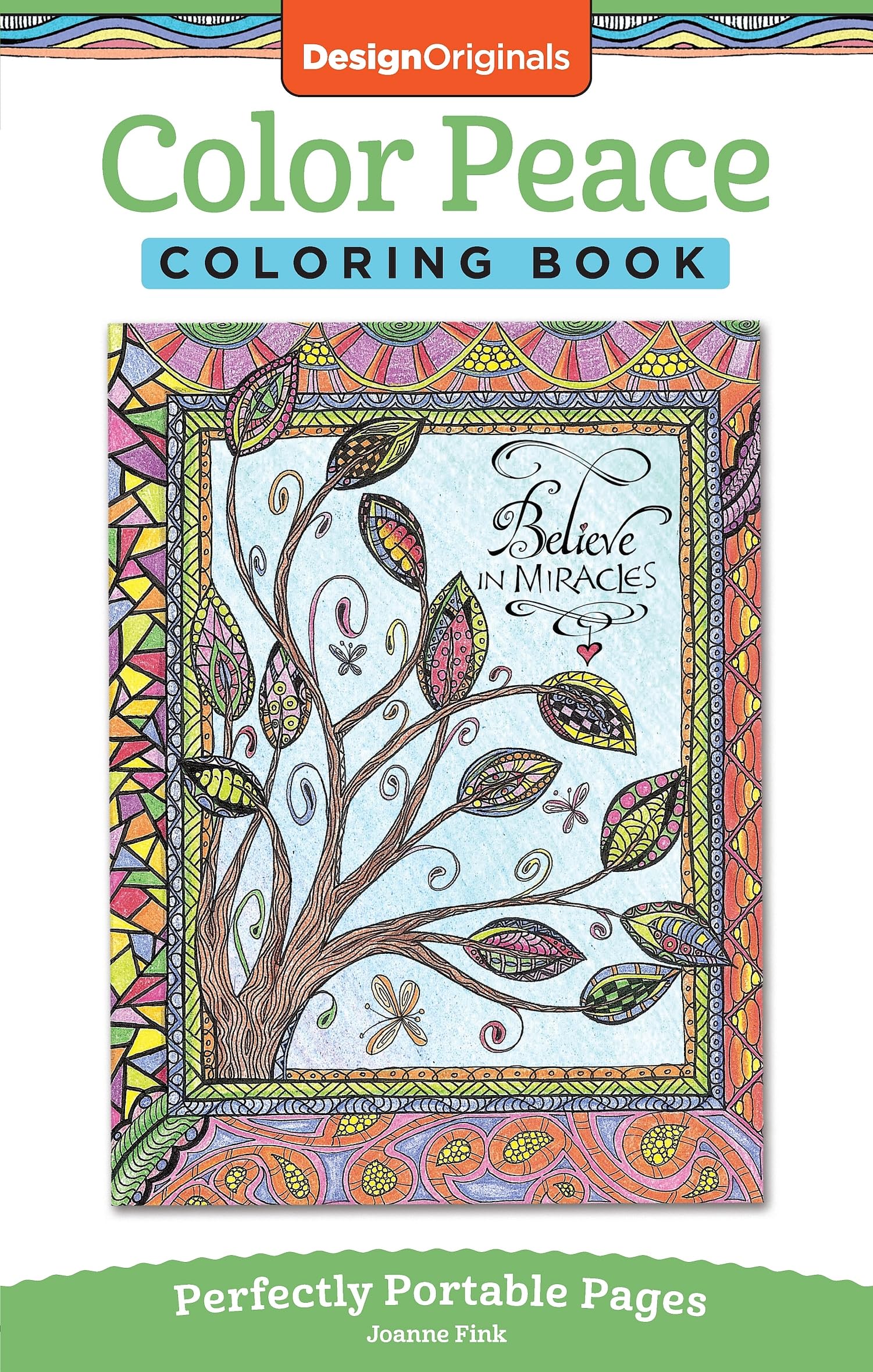 Color Peace Coloring Book: Perfectly Portable Pages (On-the-Go! Coloring Book) Social Sciences