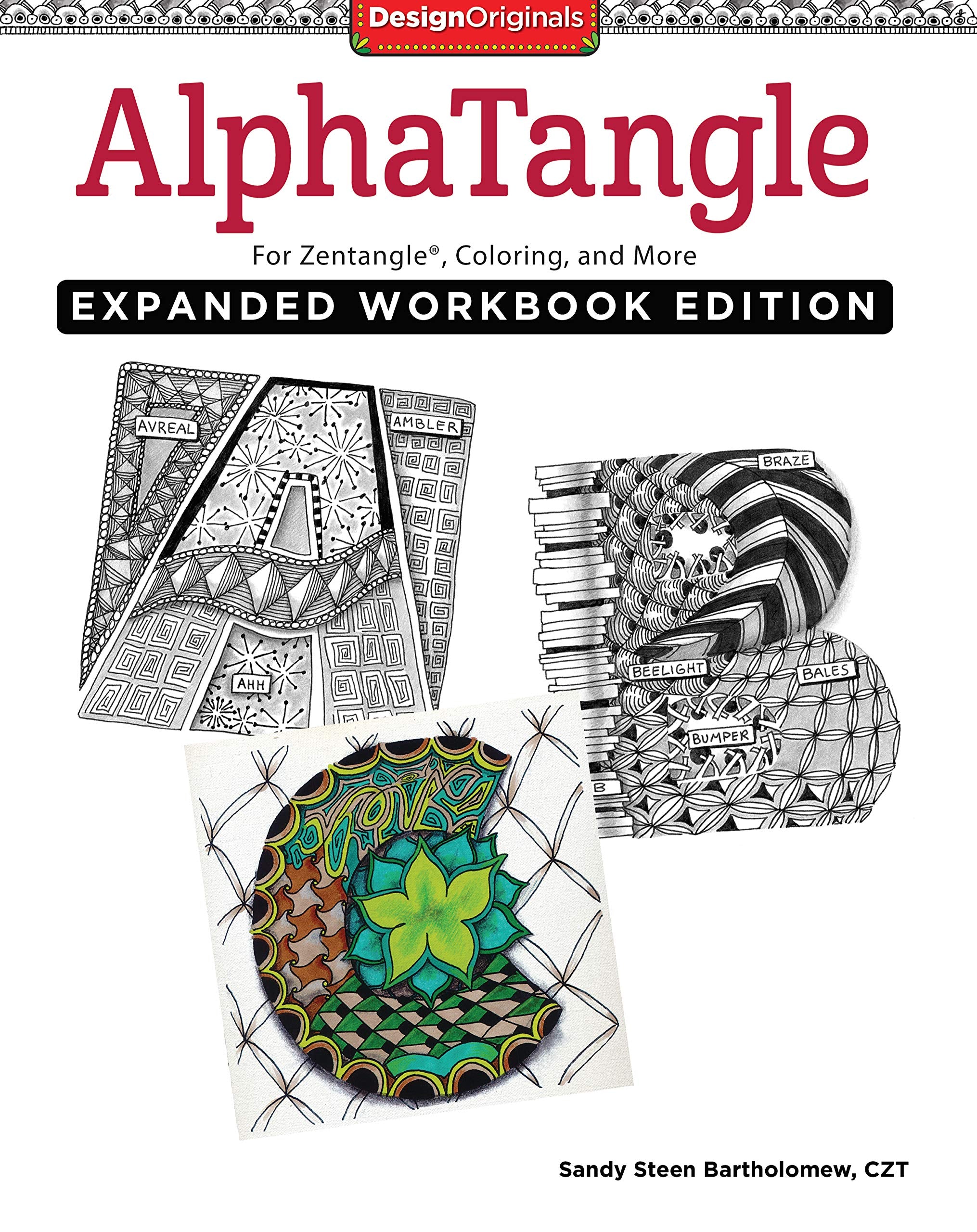 Alphatangle Adult Coloring Book: For Zentangle, Coloring, and More book