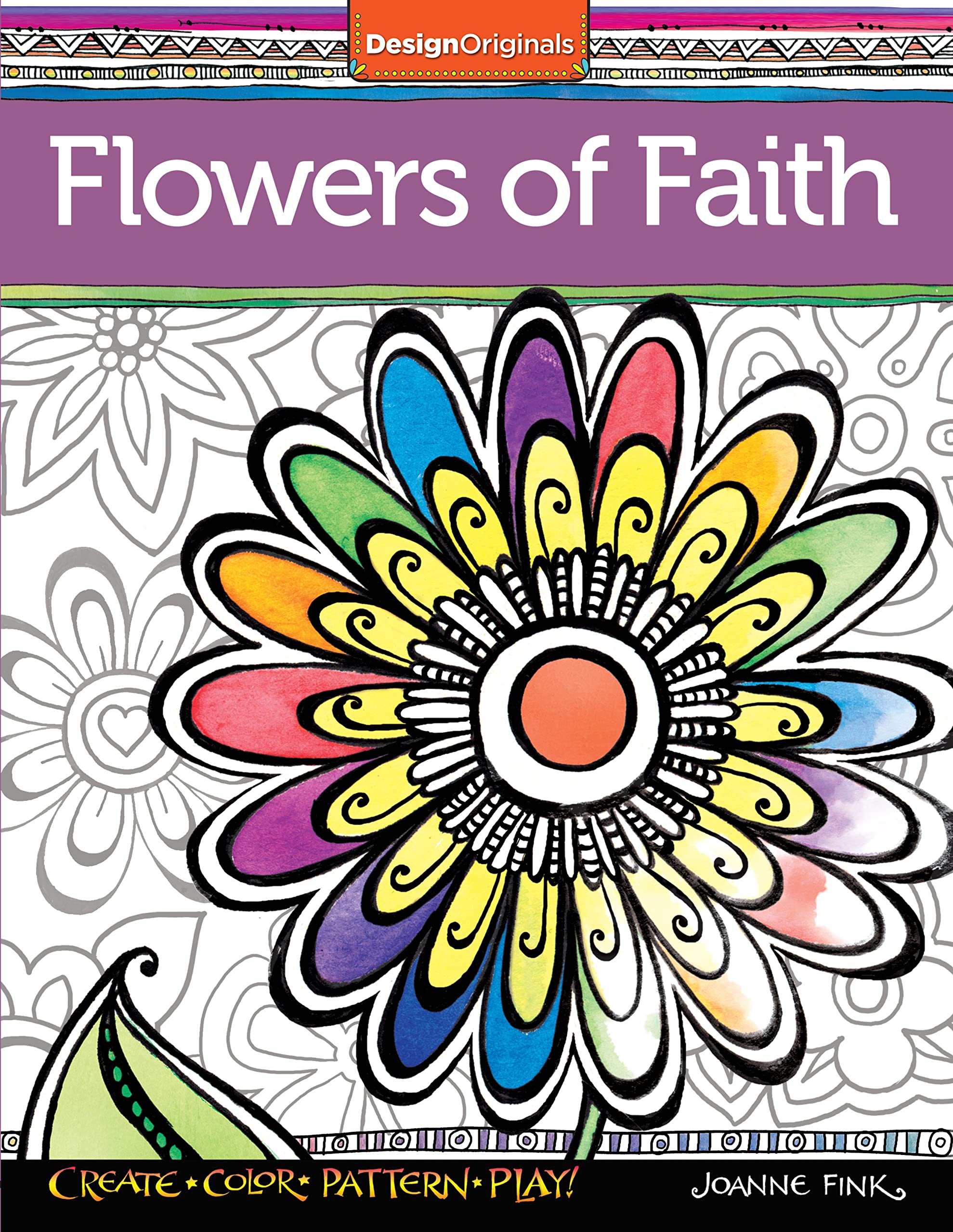 Flowers of Faith Coloring Book book