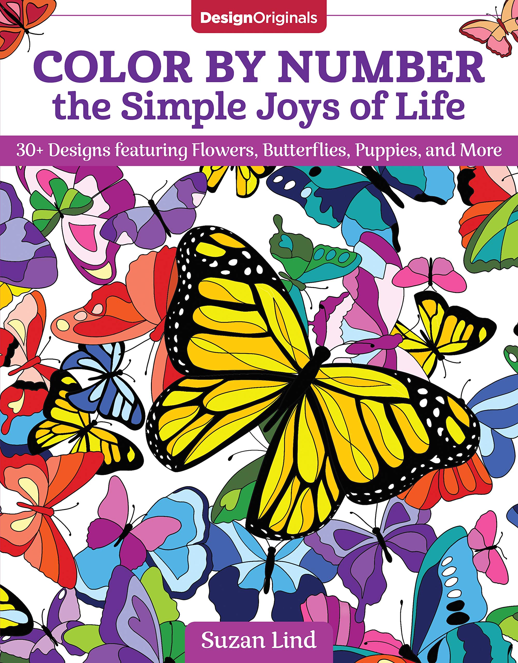 My Favorite Things: A Delightful Color by Number Collection: 30+ Designs Featuring Flowers, Butterflies, Puppies, and More Film, Art & Culture