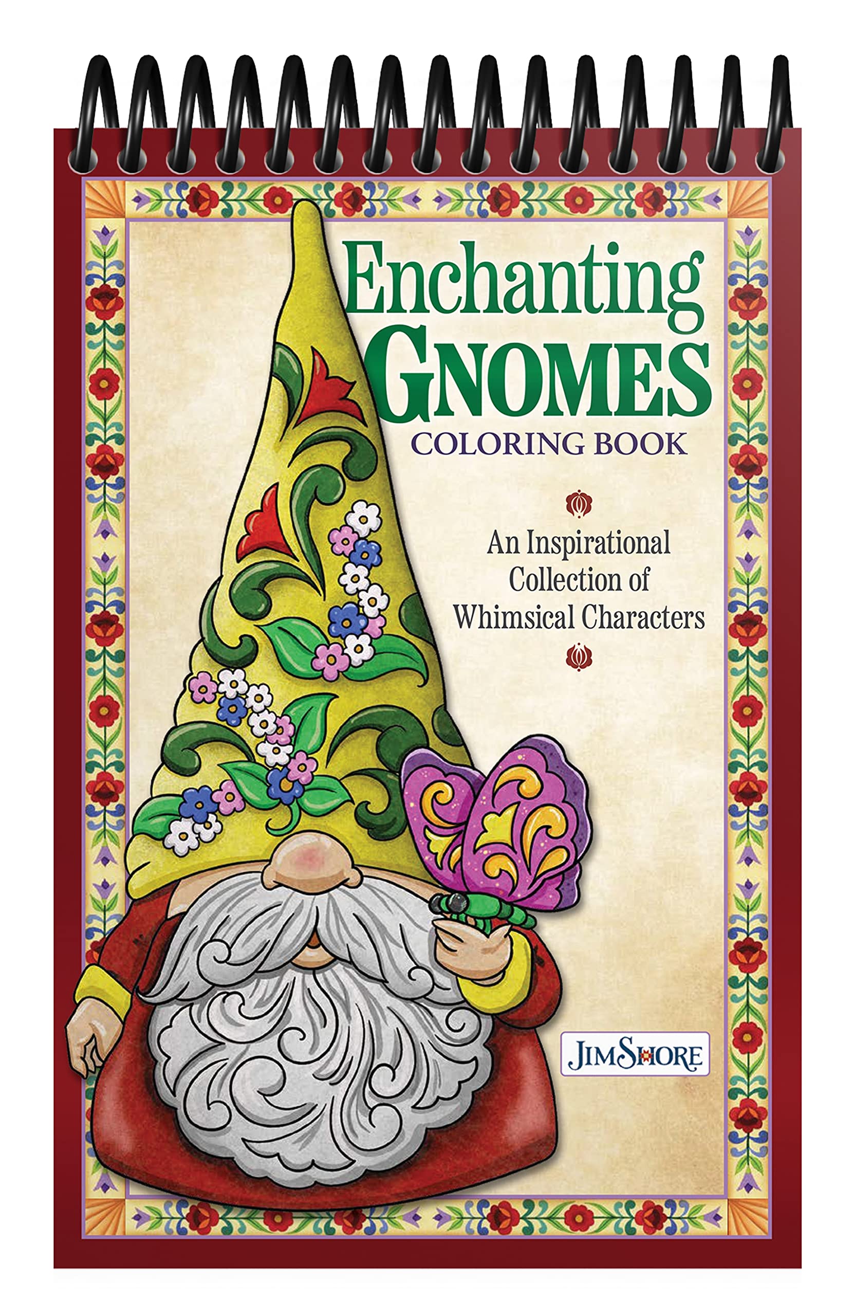 Jim Shore Enchanting Gnomes Coloring Book: An Inspirational Collection of Whimsical Characters Hobbies & Crafts