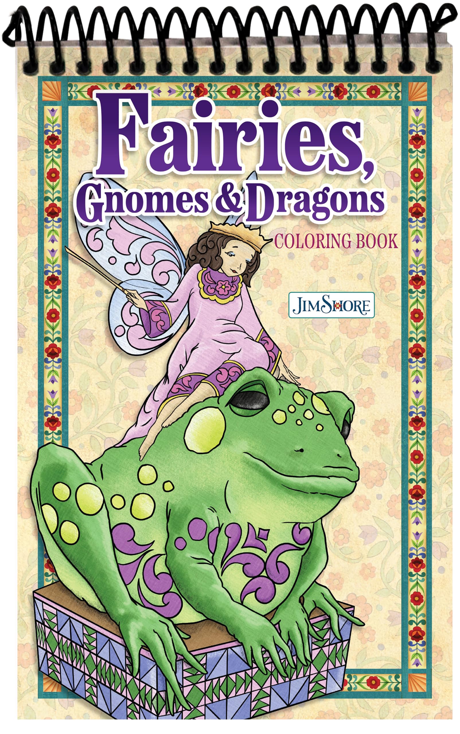 Jim Shore Fairies, Gnomes & Dragons Coloring Book Hobbies & Crafts