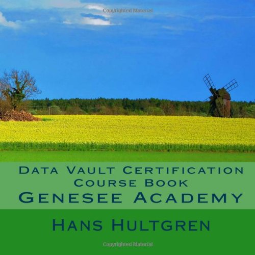 Product Image: Data Vault Certification Course Book: Genesee Academy